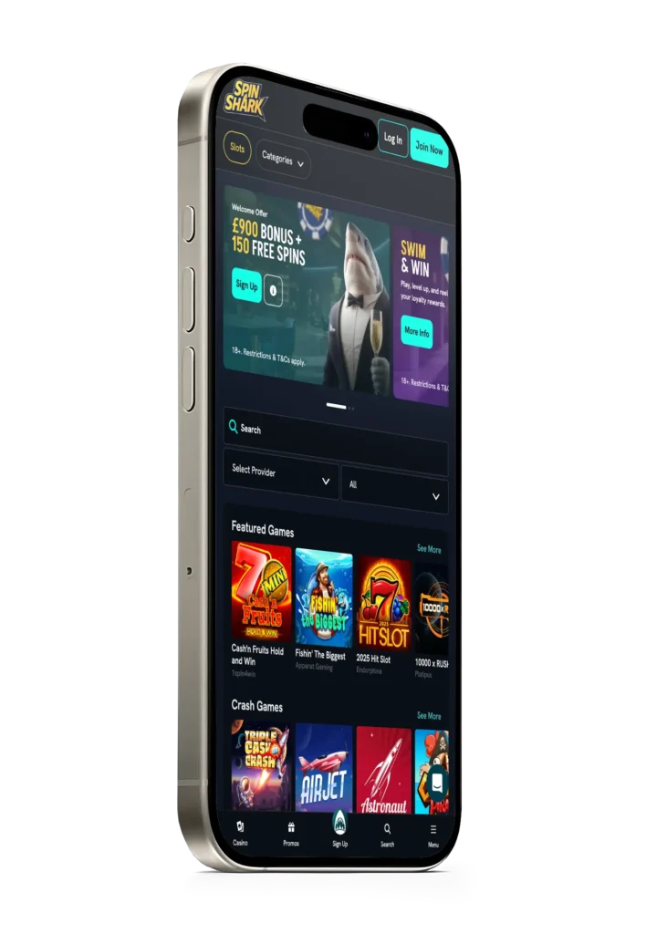 SpinShark App Mobile