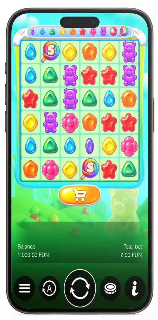 SpinShark Slot Sugar Merge Up